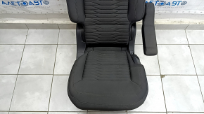 2nd row right seat Ford Explorer 20-23, black cloth for 6 seats, mechanical, scratches on plastic, needs cleaning