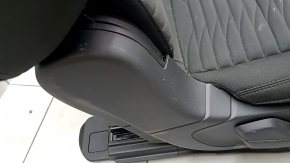 2nd row right seat Ford Explorer 20-23, black cloth for 6 seats, mechanical, scratches on plastic, needs cleaning