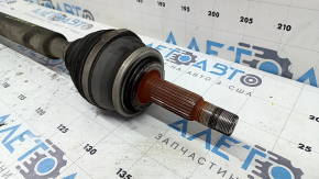 The front right half shaft of a Lexus CT200h 11-17 has stripped threads.