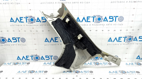 Rear pillar trim behind the left window Mercedes W167 GLE 350 450 20-24 gray, scratches, broken mount, needs cleaning