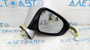 Right side mirror assembly Lexus CT200h 11-13 7-pin, turn signal, silver 1J4, scratches, broken connector