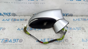 Right side mirror assembly Lexus CT200h 11-13 7-pin, turn signal, silver 1J4, scratches, broken connector