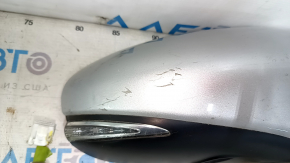 Right side mirror assembly Lexus CT200h 11-13 7-pin, turn signal, silver 1J4, scratches, broken connector