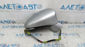 Right side mirror assembly Lexus CT200h 11-13 7-pin, turn signal, silver 1J4, scratches, broken connector