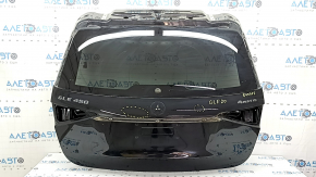 Bare trunk door with glass Mercedes W167 GLE 350 450 20-24 tinted, black 040, dents