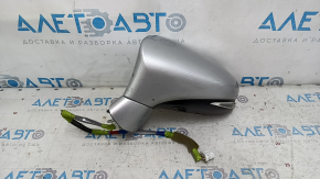 Left side mirror assembly Lexus CT200h 11-13 7-pin, turn signal, silver 1J4, scratches