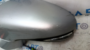Left side mirror assembly Lexus CT200h 11-13 7-pin, turn signal, silver 1J4, scratches
