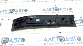Door sill trim, inner rear left, Mercedes W167 GLE 350 450 20-24, black, scratches