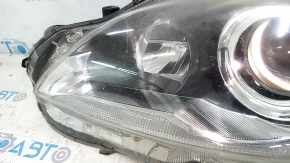 Lexus CT200h 11-13mm halogen front left headlight, LED DRL, sand-finished, polished