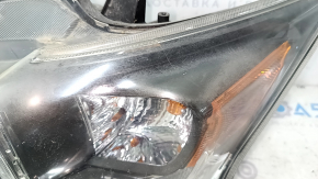 Lexus CT200h 11-13mm halogen front left headlight, LED DRL, sand-finished, polished
