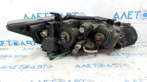 Lexus CT200h 11-13mm halogen front left headlight, LED DRL, sand-finished, polished