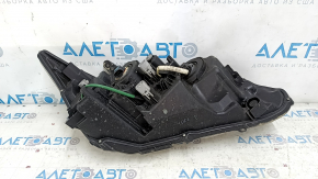 Lexus CT200h 11-13mm halogen front left headlight, LED DRL, sand-finished, polished