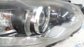 Lexus CT200h 11-13 halogen front right headlight, LED DRL, sand, polished, worn