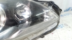 Lexus CT200h 11-13 halogen front right headlight, LED DRL, sand, polished, worn