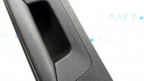 Lower trim of the trunk door of Mercedes W167 GLE 350 450 20-24 black, lower part, with a plug and a lamp, scratches, whitened plastic
