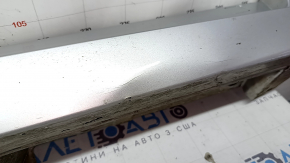 Right threshold Lexus CT200h 11-15 silver scratches, dents, breaks, cracks