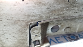 Right threshold Lexus CT200h 11-15 silver scratches, dents, breaks, cracks