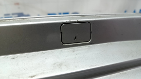 Left threshold Lexus CT200h 11-15 silver, scratches, scuffed