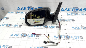 Left side mirror assembly for Mercedes W167 GLE 350 450 20-23 10+8+2 turn signal, heated, BSM, backlight, auto-dimming, black