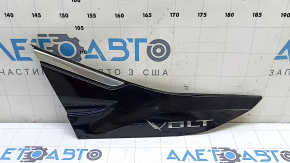 Right fender molding for Chevrolet Volt 16 - black gloss + chrome, worn