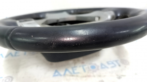 Lexus CT200h 11-13 black leather steering wheel with gray stitching, buttons, cruise control, scratches, worn, needs cleaning