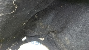 Left arch trim for Lexus CT200h 11-17, black, scratches, dented, needs dry cleaning