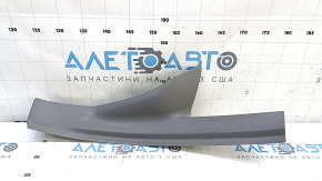 Rear right door sill trim for Chevrolet Volt 16 - gray, scratches, whitened plastic, broken fastener