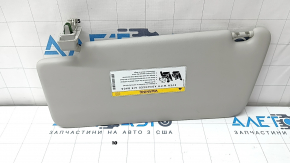 Right visor for Mercedes W167 GLE 350 450 20-23, gray, without hook