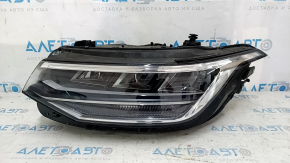 Left front headlight assembly for VW Tiguan 22-24 LED, sand, melted housing, in the ground, without DRL module