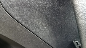 Door trim panel rear right Mercedes W167 GLE 350 450 20-24 black leather, with backlight, black leather armrest, wood insert, Burmester, without curtain, with handle, scratches, dent