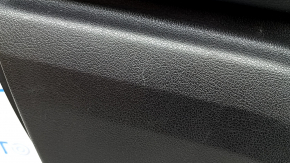 Door trim, front left, Mercedes W167 GLE 350 450 20-24, black leather, with backlight, black leather armrest, wood insert, Burmester, with handle, scratches