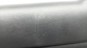 Door trim, front right, Mercedes W167 GLE 350 450 20-24, black leather, with backlight, black leather armrest, wood insert, Burmester, with handle, scratches