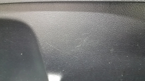 Door trim, front right, Mercedes W167 GLE 350 450 20-24, black leather, with backlight, black leather armrest, wood insert, Burmester, with handle, scratches