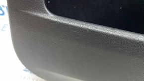 Door trim, front right, Mercedes W167 GLE 350 450 20-24, black leather, with backlight, black leather armrest, wood insert, Burmester, with handle, scratches