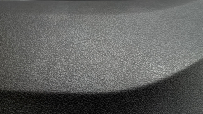 Door trim, front right, Mercedes W167 GLE 350 450 20-24, black leather, with backlight, black leather armrest, wood insert, Burmester, with handle, scratches