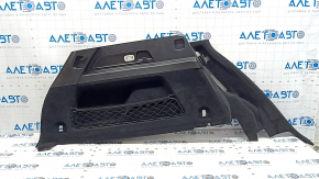 Left arch trim for Mercedes W167 GLE 350 450 20-24, black, for 2 rows, with mesh, with backlight, scratches, broken fasteners