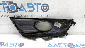 Honda CRV 17-19 right front bumper grille under fog lights with chrome molding, sand