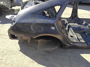 Honda Accord 18-22 rear right quarter panel on the body, graphite, dented, bumps