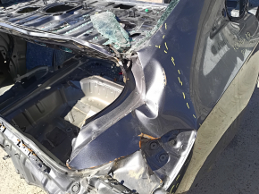 Honda Accord 18-22 rear right quarter panel on the body, graphite, dented, bumps