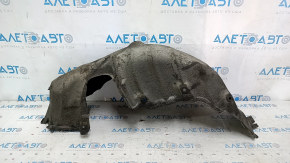 The rear left fender liner of a Lexus CT200h 11-17 has torn fasteners.