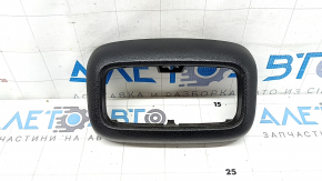 Mercedes W167 GLE 350 450 20-23 rear center console trim, upper, black leather