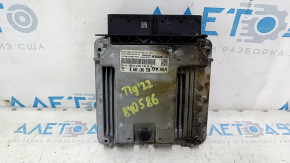 The ECU (engine computer) for the VW Tiguan 18-24 engine has a melted connector.