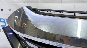 Honda CRV 17-19 radiator grille assembly with badge, under radar cruise, sand