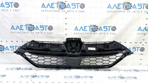 Honda CRV 17-19 radiator grille assembly with badge, under radar cruise, sand