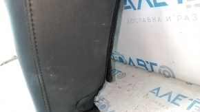 Left rear seat back for Lexus CT200h 11-13, black leather, dry-cleanable, scratches