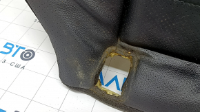 Rear seat cushion 2nd row Mercedes W167 GLE 350 450 20-24 black leather, perforated, for cleaning, dented