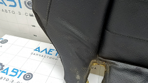 Rear seat cushion 2nd row Mercedes W167 GLE 350 450 20-24 black leather, perforated, for cleaning, dented