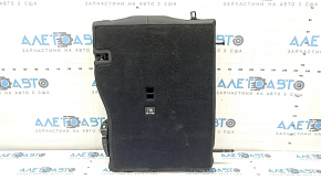 Backrest of the rear row of seats, 2nd row, left, Mercedes W167 GLE 350 450 20-24, black leather, perforated, with seat belt, for cleaning
