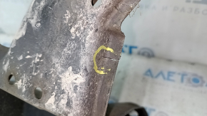 Left rear undercarriage skid plate for Lexus CT200h 11-17 cracks