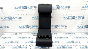Backrest of the rear row of seats, 2nd row, central, Mercedes W167 GLE 350 450 20-24, black leather, dry-cleanable, scratches, dented